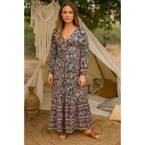 Billabong size small Adore you Maxi Dress NEW Boho Chic - Picture 1 of 6